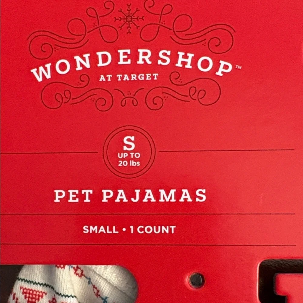 Wondershop Festive Pet PJ’s- Red and White